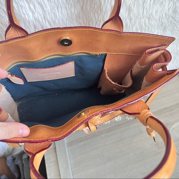 Dooney & Bourke Vintage Leather Monogram Tote - Picture 11 of 16